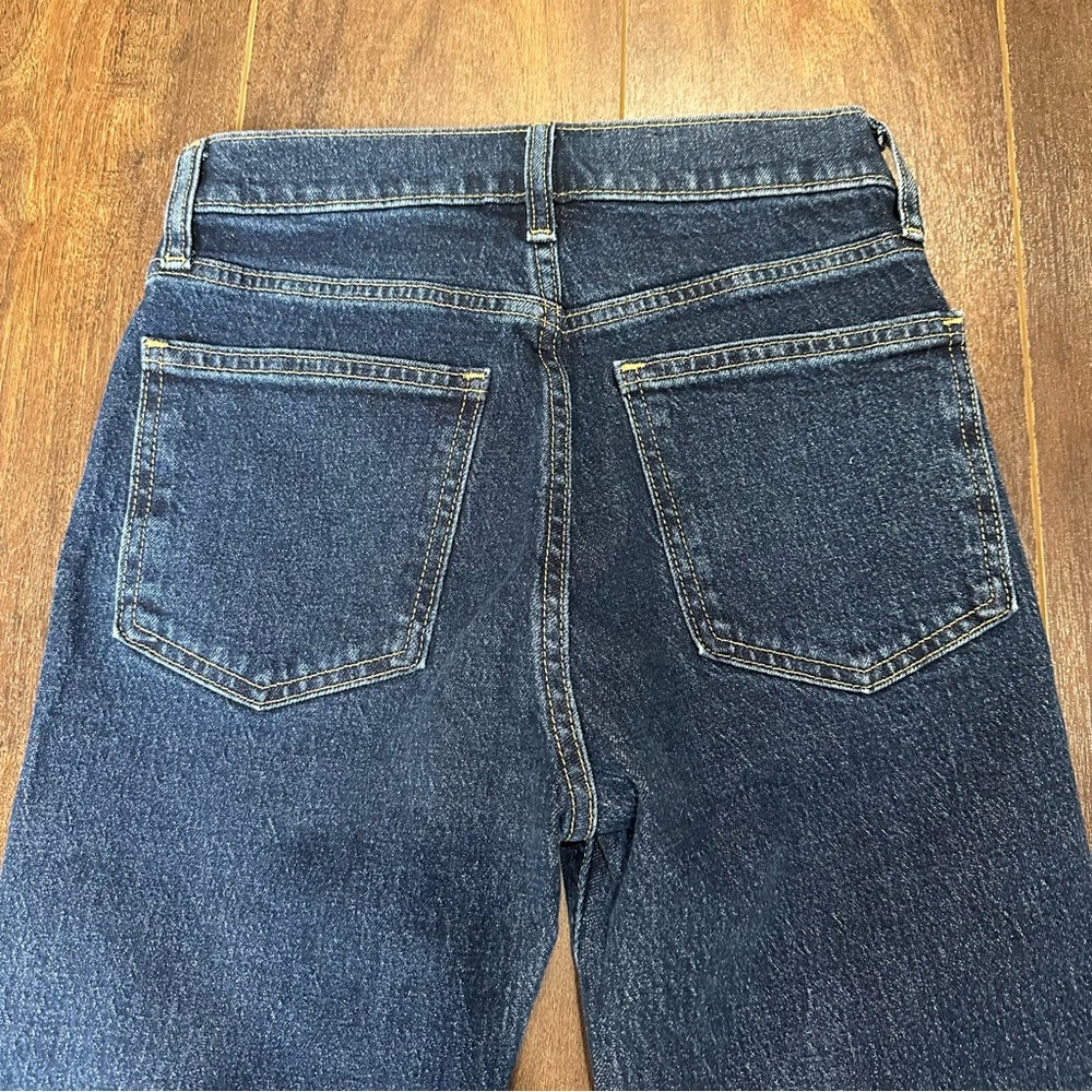 Women’s Gap ‘90s Straight High Rise Blue Denim Jeans - Picture 5 of 5